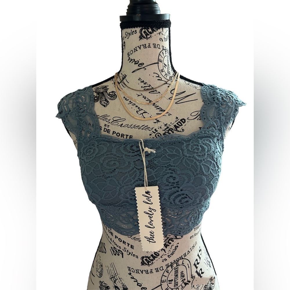 NWT Lace Bralette Crop Top | One Size Fits Most